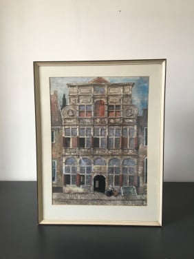 Schilderij Huis de Steenrotse Middelburg