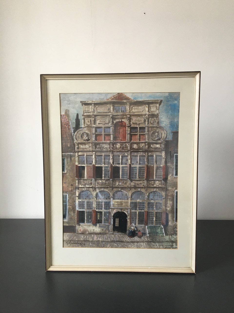 Schilderij Huis de Steenrotse Middelburg