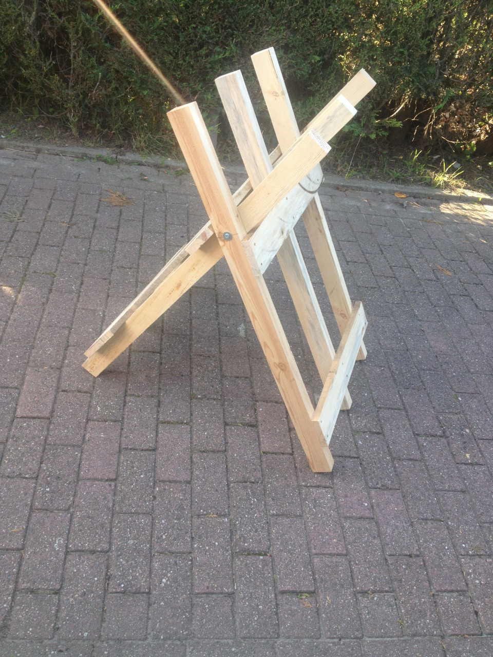Compacte robuste stabiele zaagbok voor kettingzaag van hout opvouwbaar