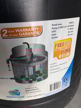 Vijverfilter 3in 1