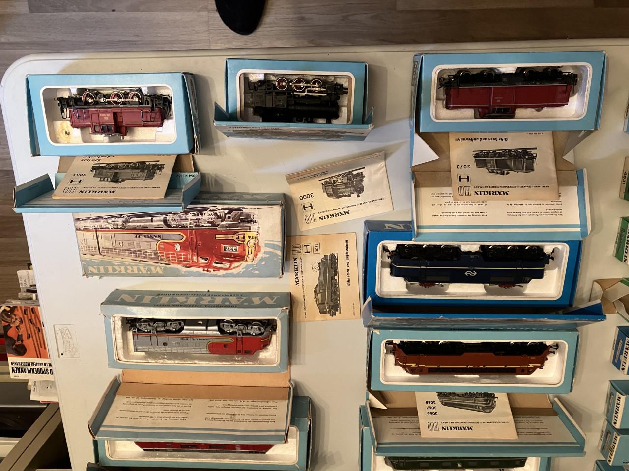 Märklin locomotieven 10 stuks