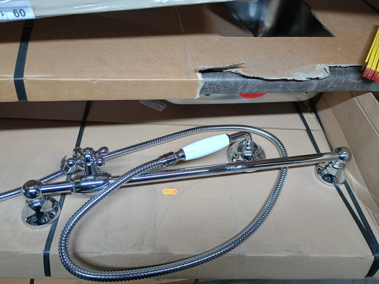 Douche kop met glijstang nieuwe
