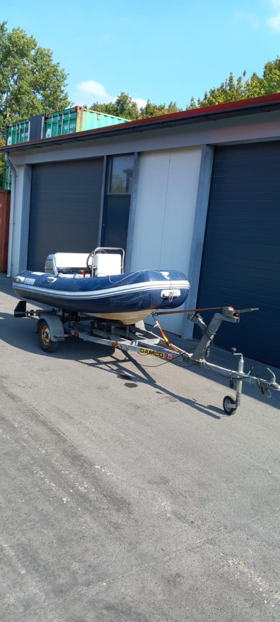 Rib 290 met honda 20pk en trailer