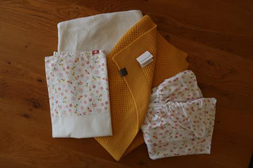 Wieg/kinderwagen dekentje, lakentje, hoeslakentje, moltonhoeslakentje