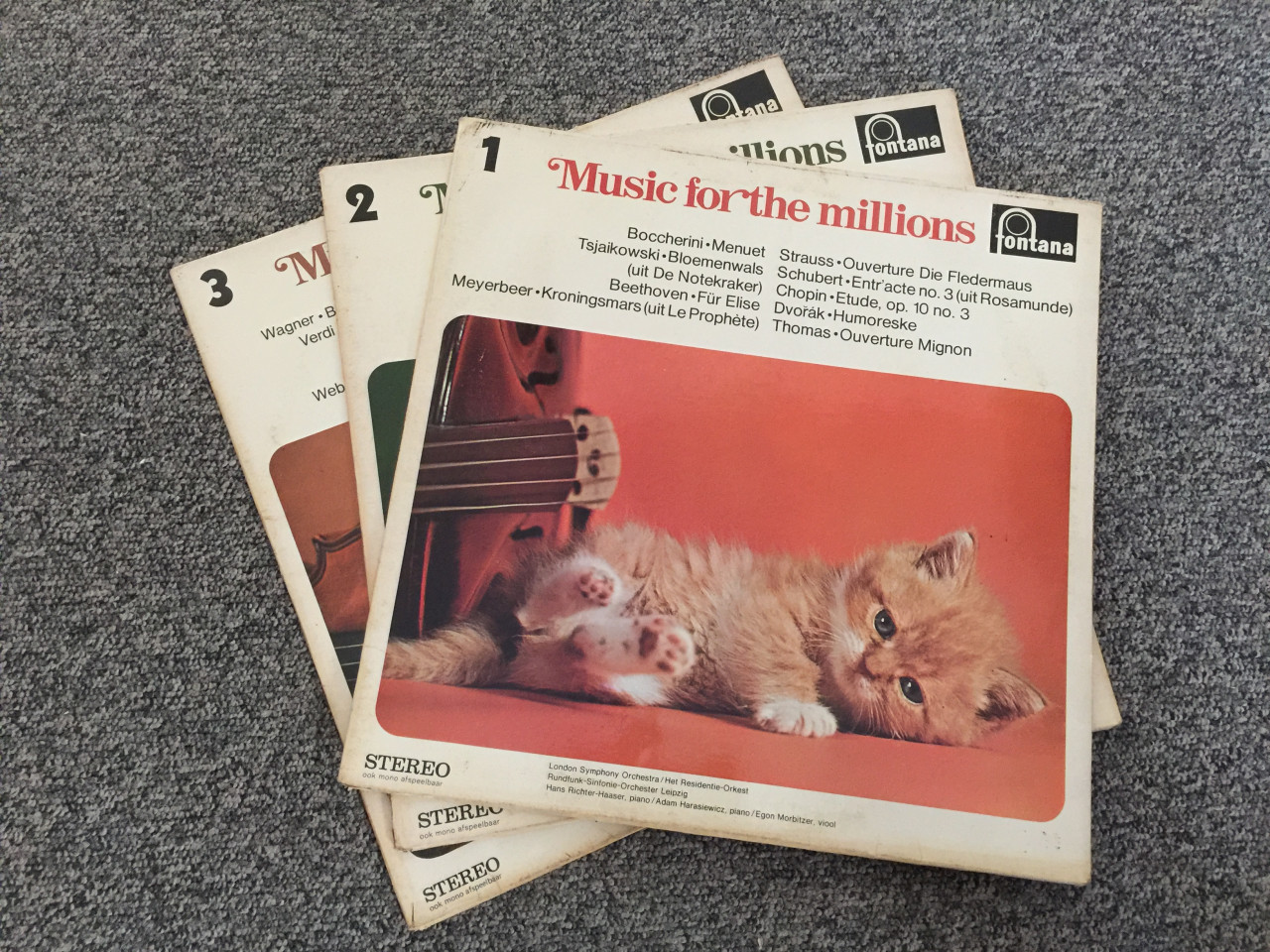 MUSIC FOR THE MILLIONS 1, 2 EN 3