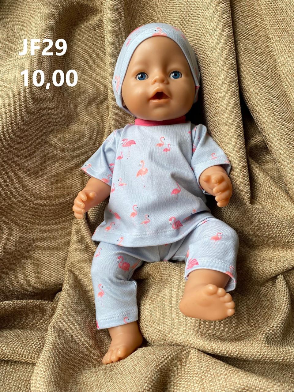 Poppenkleertjes baby born. 3-deligeset. Opbrengst KiKa.