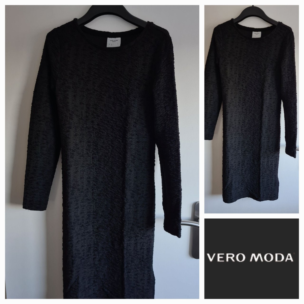 Zwarte stretch jurk van Vero Moda Maat S