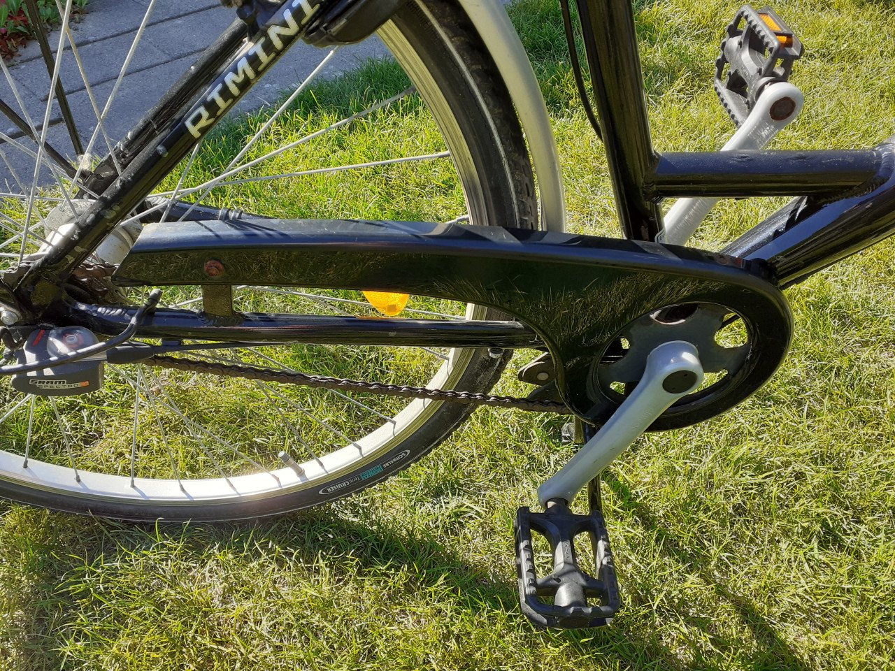 Oerdegelijke damesfiets, merk Pegasus (Duits)