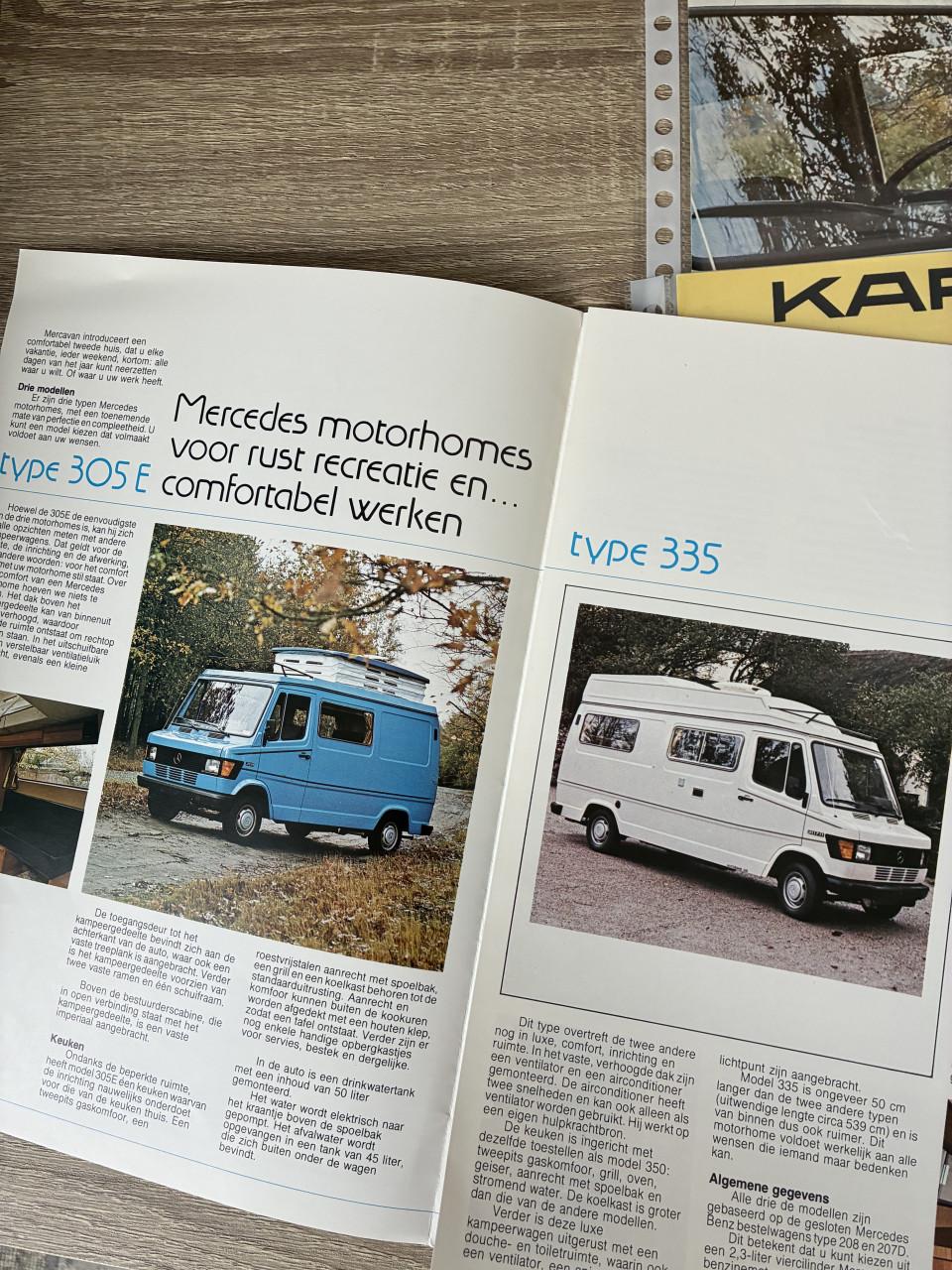 Mercedes 207 208 camper folders