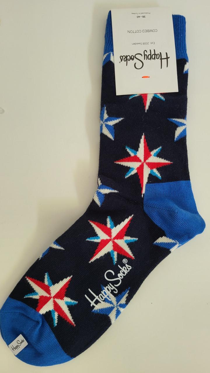 Happy Socks Nautical Star mt 36-40 - NIEUW