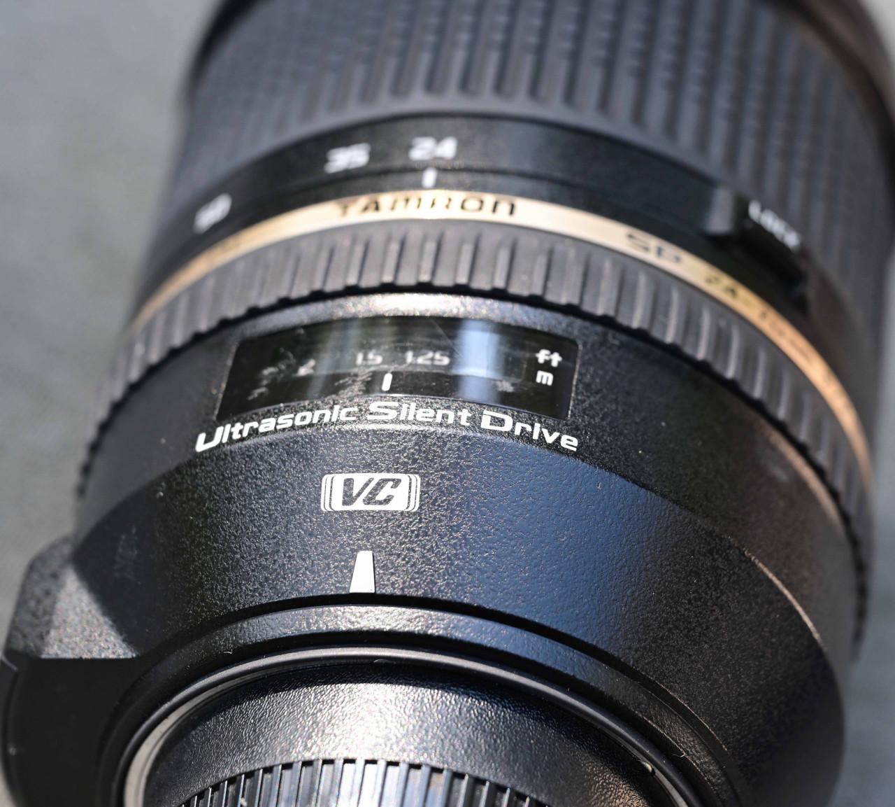 Tamron 24-70 2.8 SP-VC USD DI lens voor Nikon F