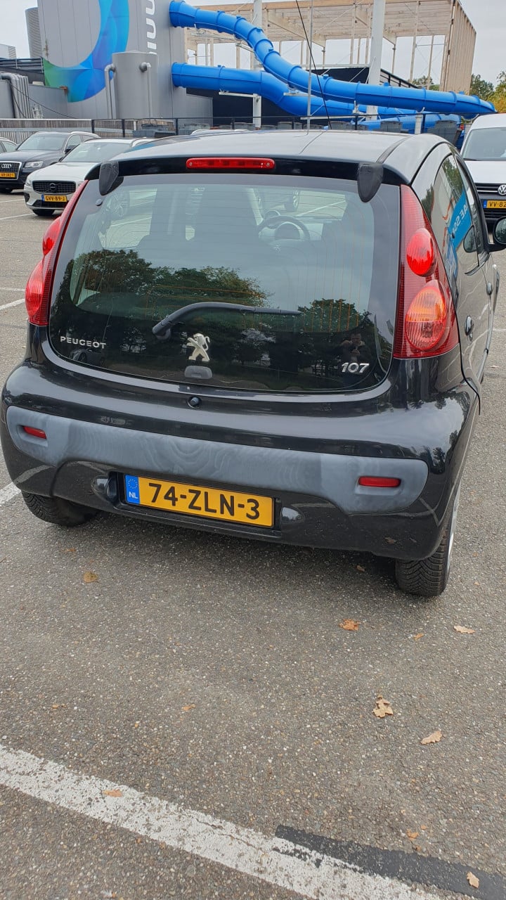Peugeot 107 met nog geen 65000 km