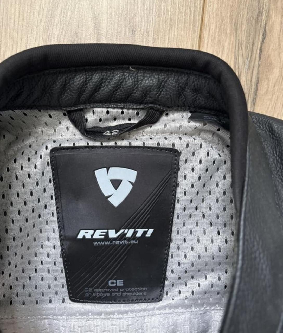 Rev’it leren combipak met afneembare binnenjas