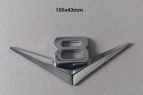 V8 Metalen Emblemen  NIEUW