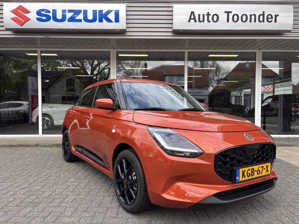 Suzuki Swift 1.2 comfort smart hybrid black orange edition/2250 korting