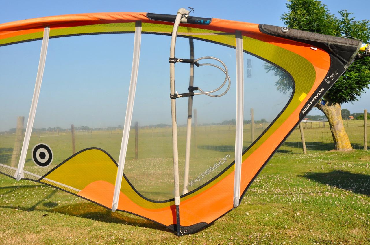 NeilPryde 5.2m2 Expression set (zeil, mast, giek, mastvoet)