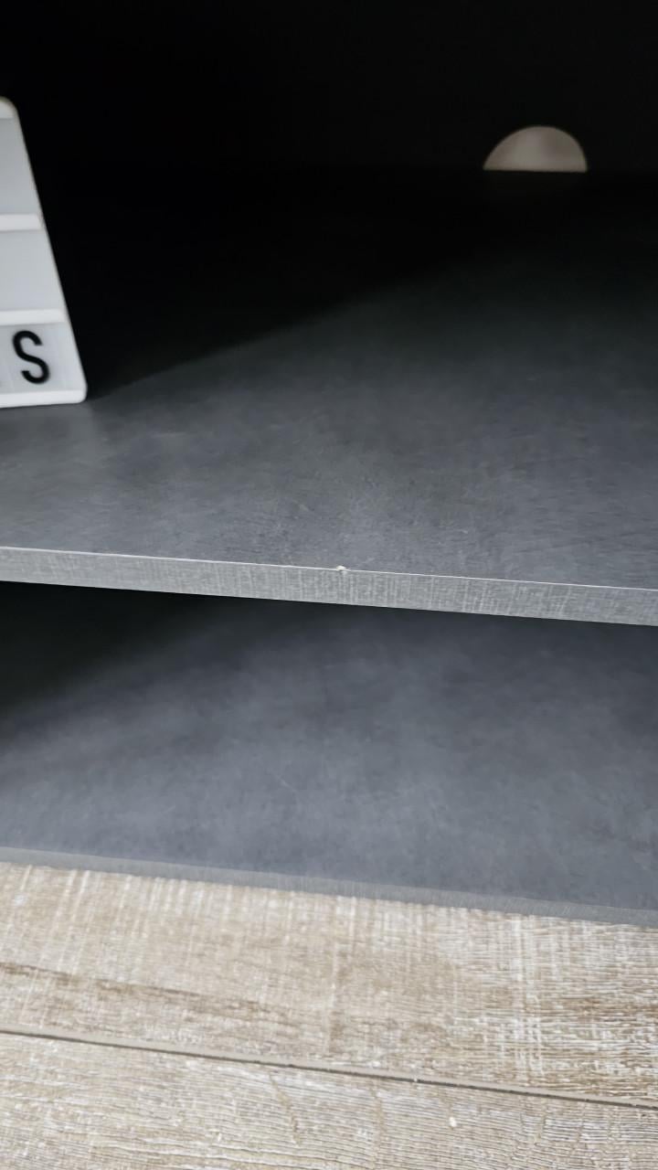 Meubella Wandmeubel Bellini – Red Old Wood / Grijs complete set