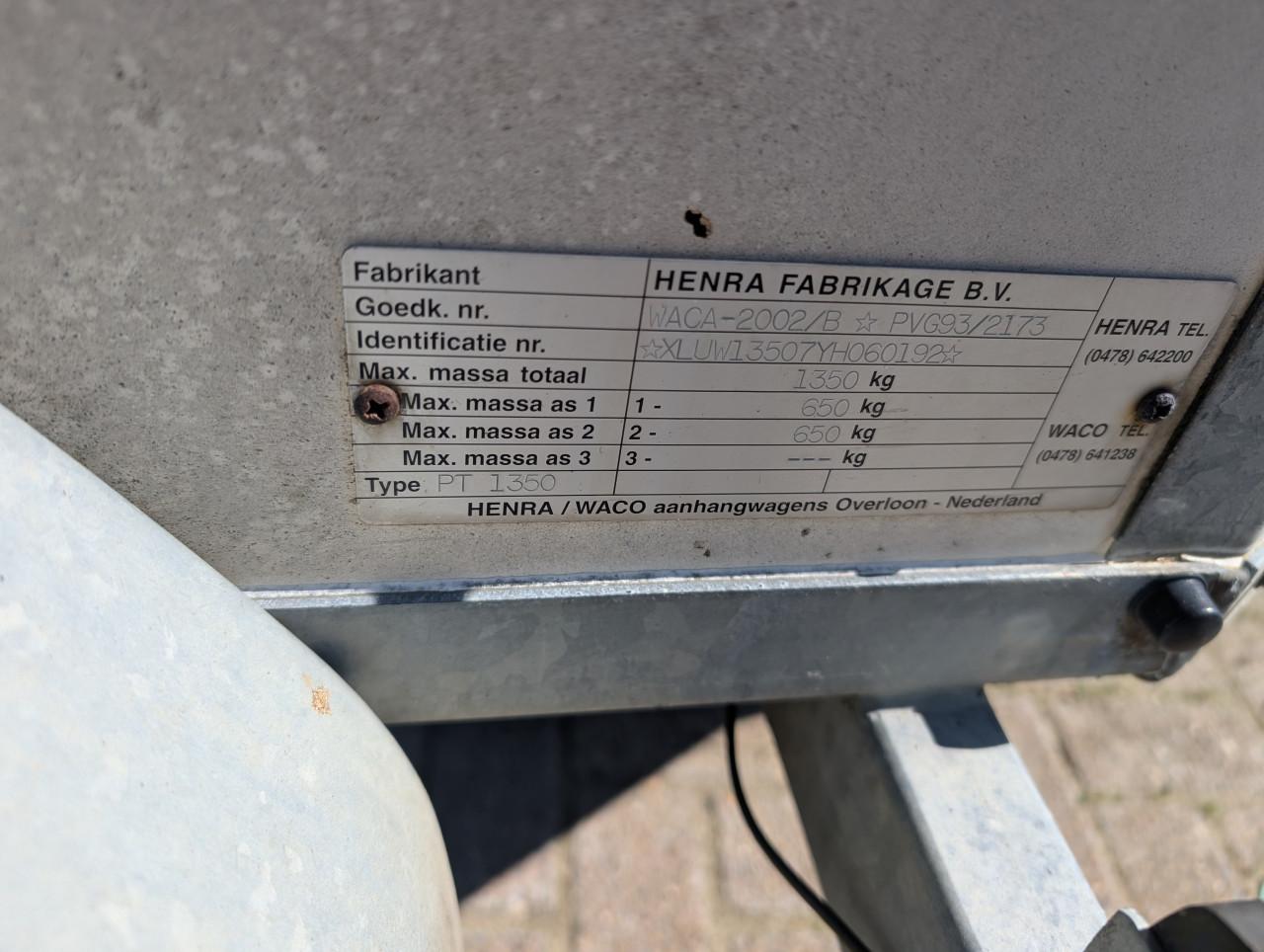 1,5 paardentrailer Waco dit weekend ophalen €1000