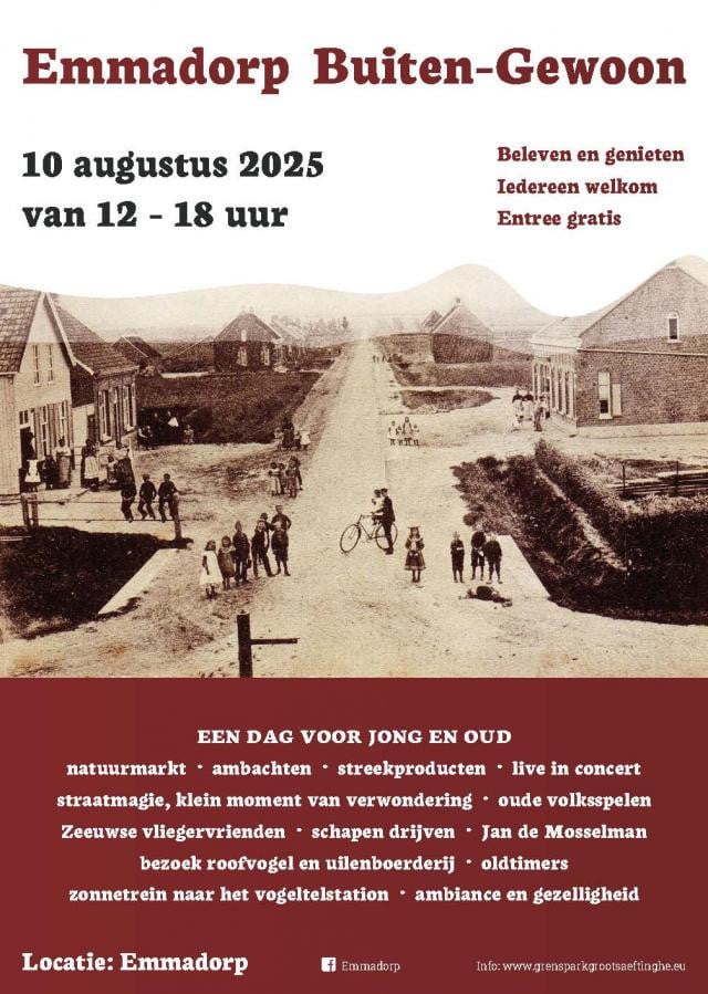 Grote braderie - Emmadorp 10 augustus