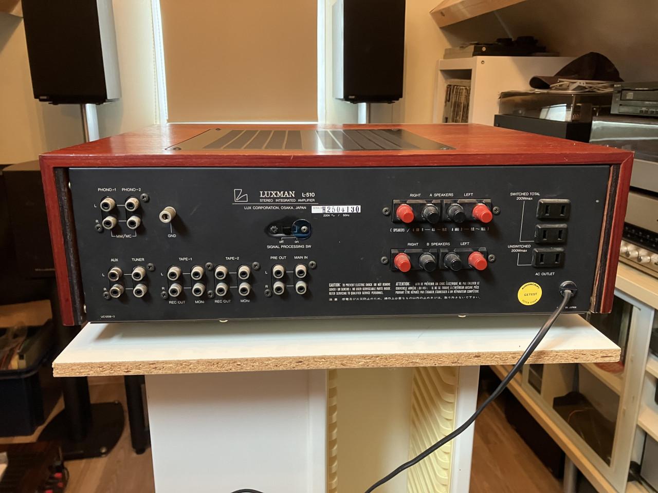 Luxman L-510 vintage top vintage versterker MM/MC 2x112W service+garantie