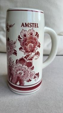 Amstel bierpul Delfts Rood  h 17 cm