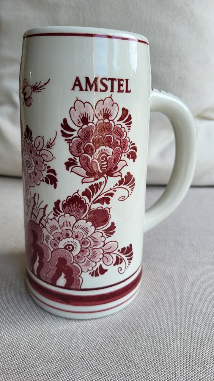 Amstel bierpul Delfts Rood  h 17 cm