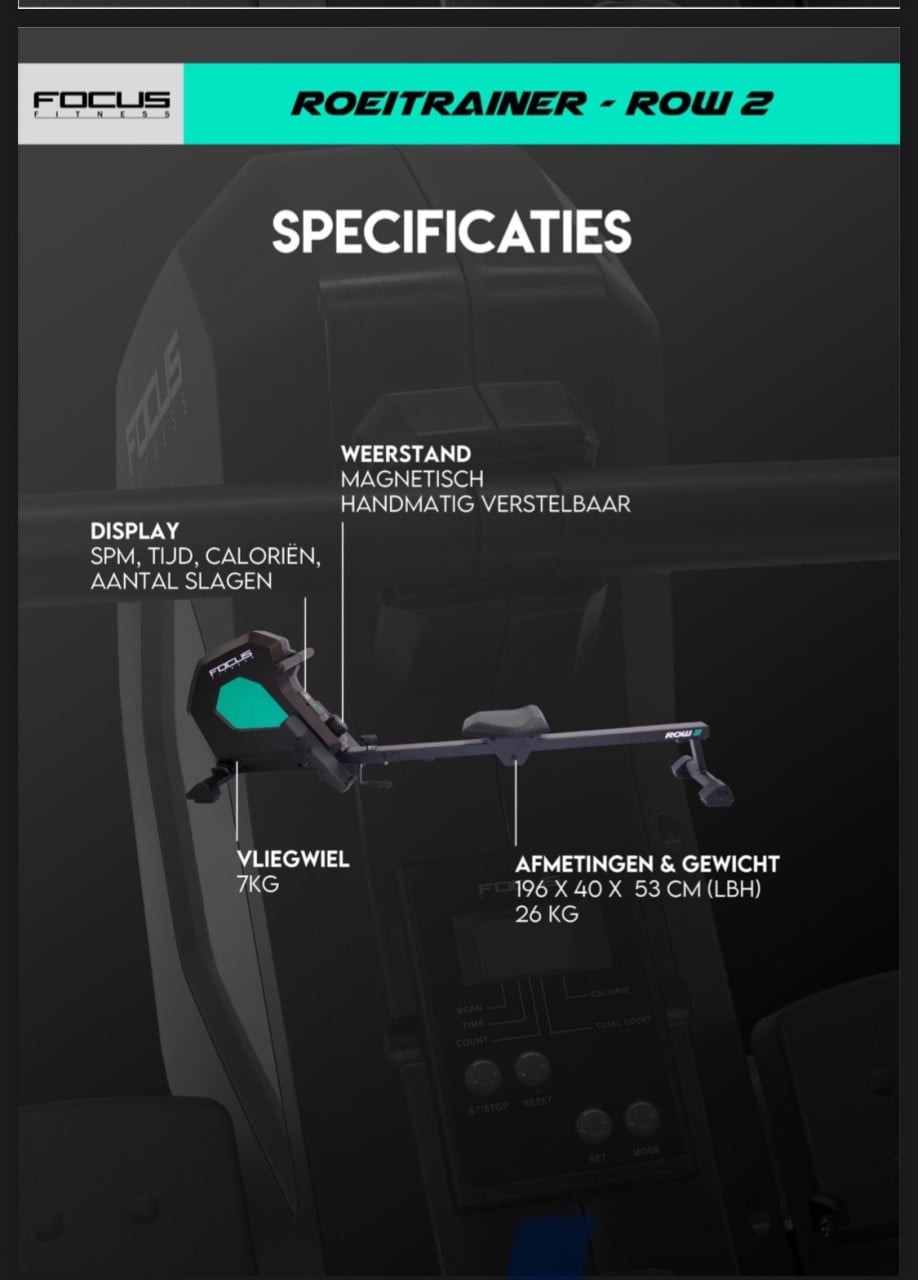 Focus Fitness roeitrainer