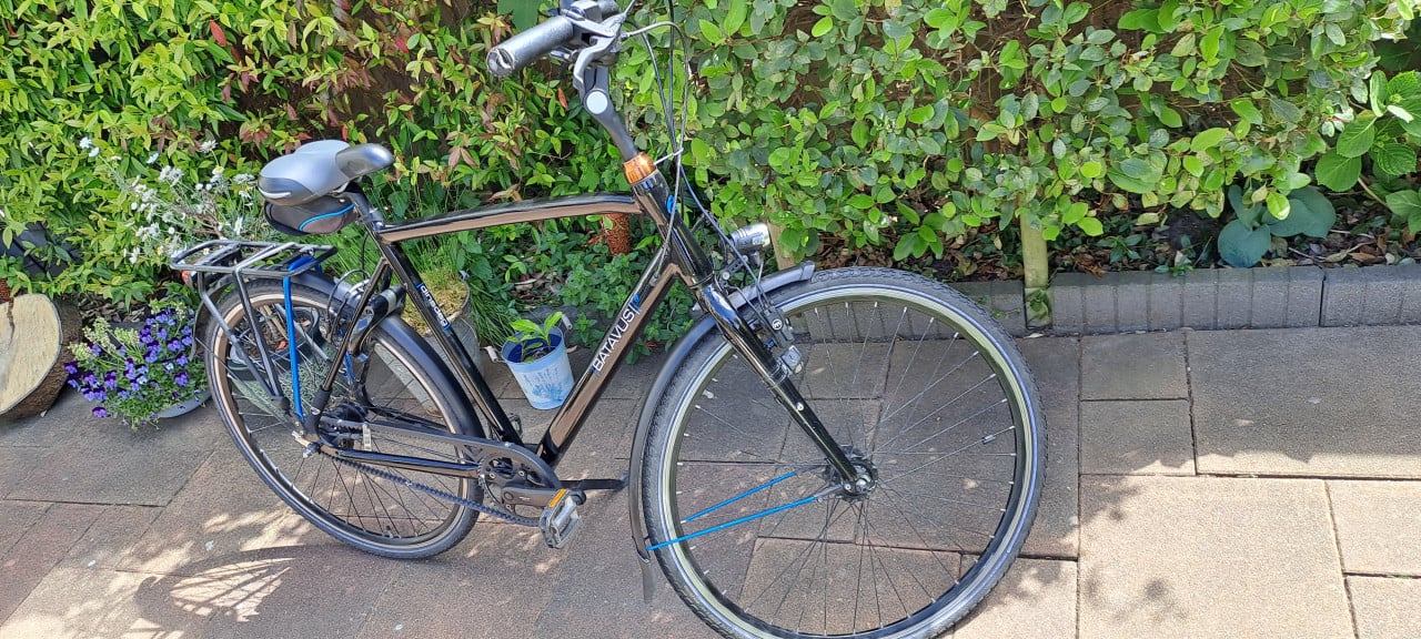 Herenfiets  Batavus dinsdag  frame 57 cm met Riemaandrijving