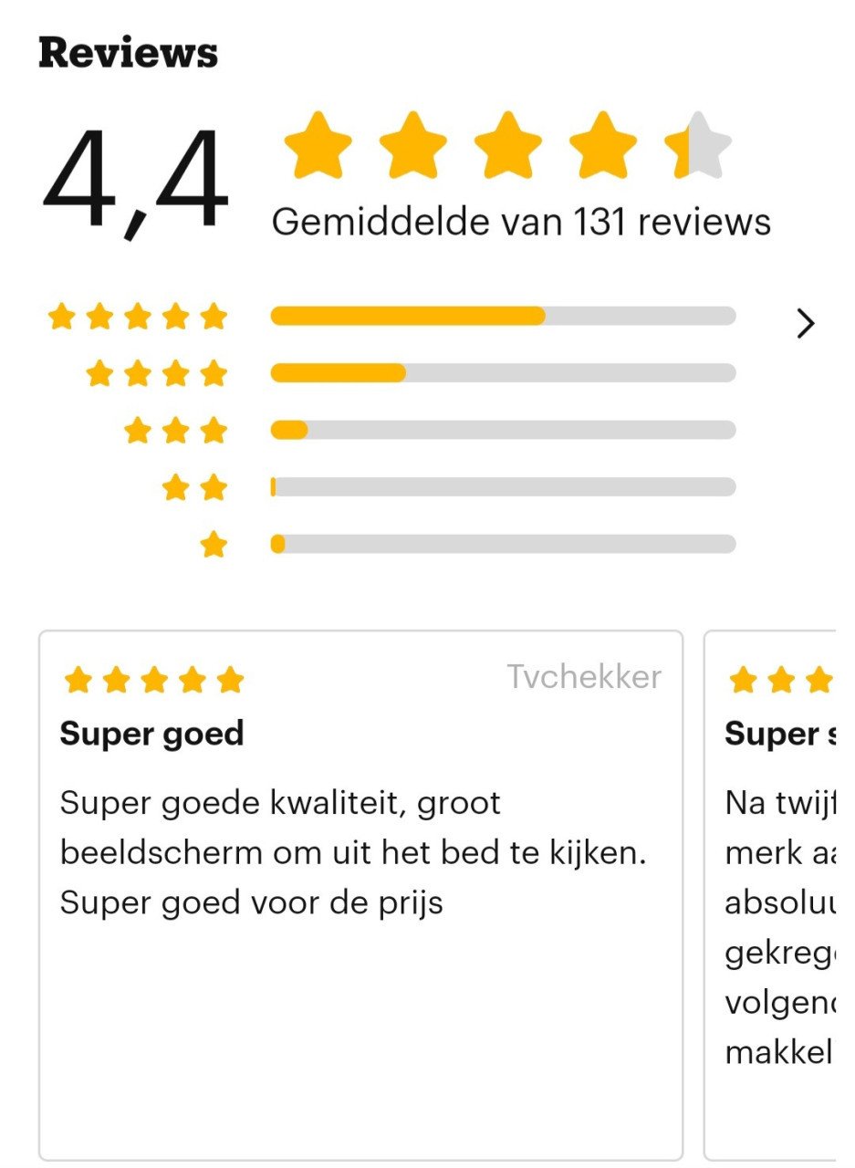 Super fijne HKC tv