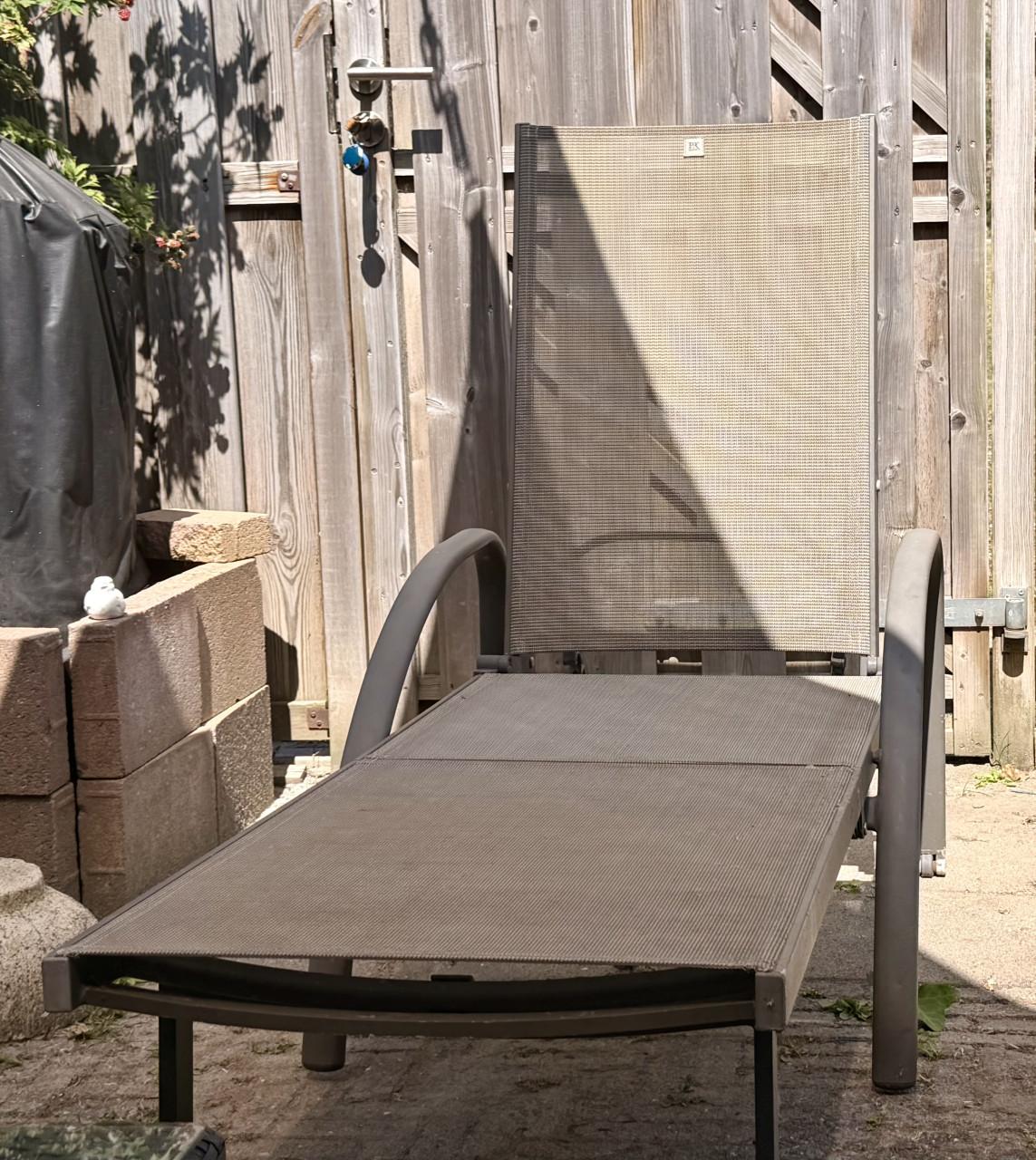 Inklapbaar ligbed/ligstoel van P&R Design