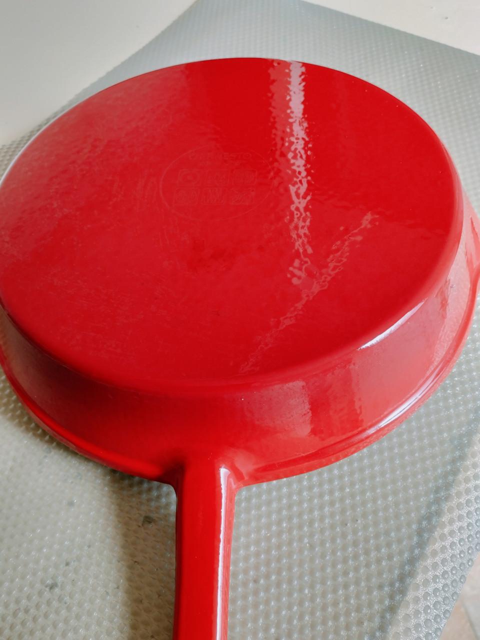 Gietijzeren pan.