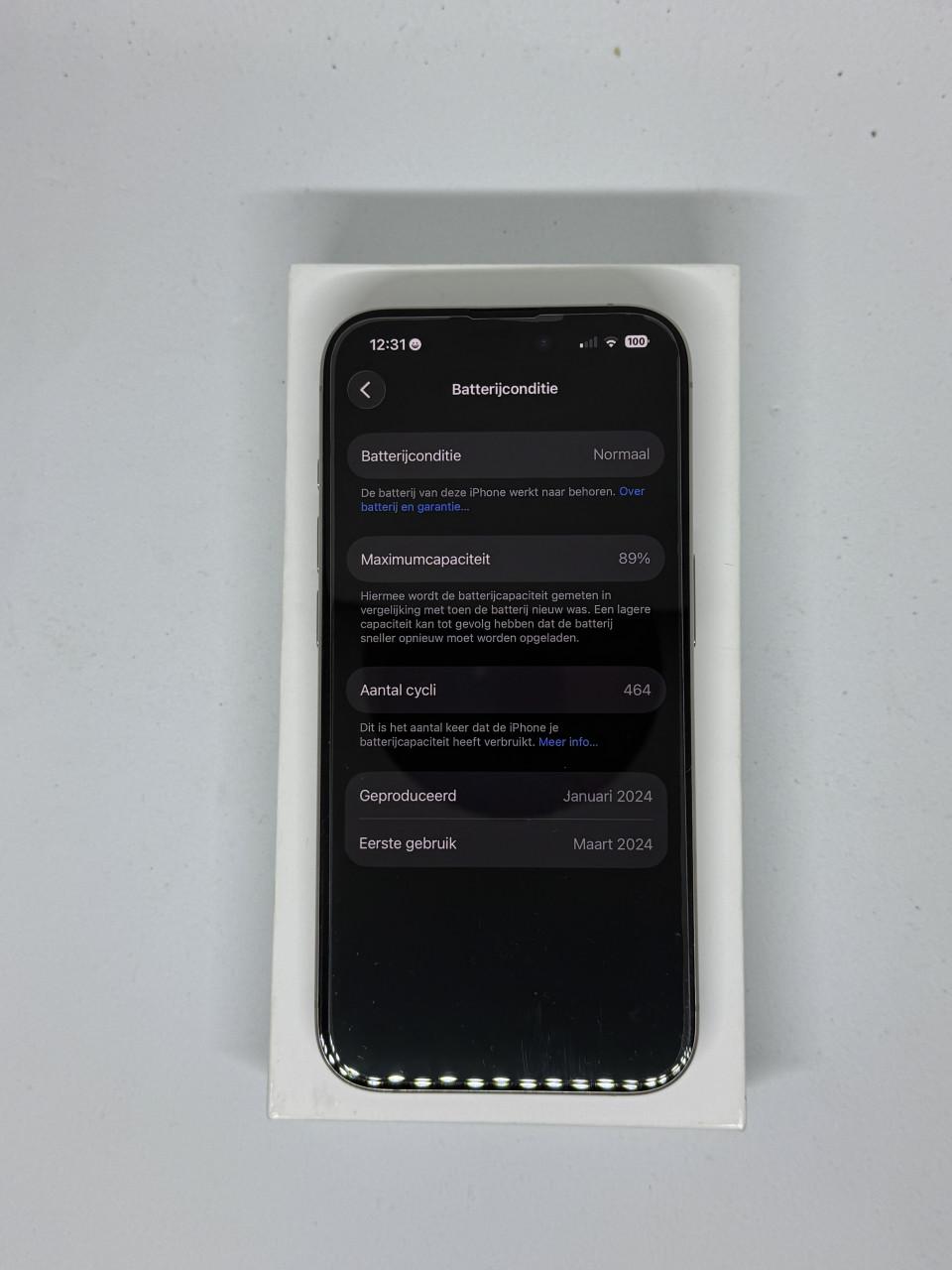 IPhone 15Pro natural Titanium 128GB