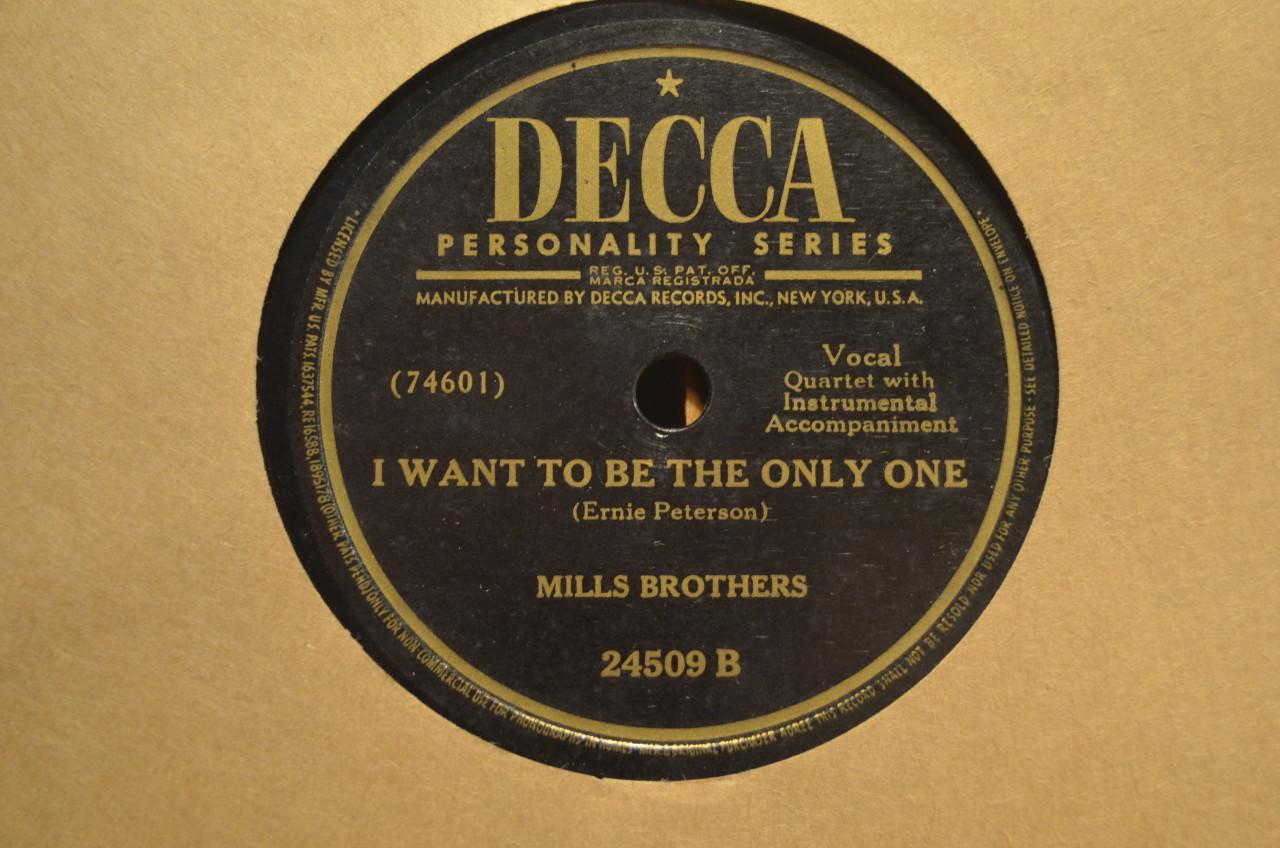 78 rpm Mills Brothers jaren '40 en '50 héél veel stuks. (4)