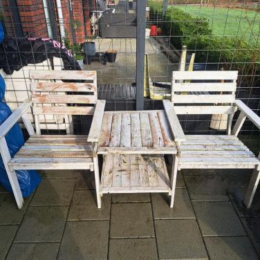 Tuinbankje duozit
