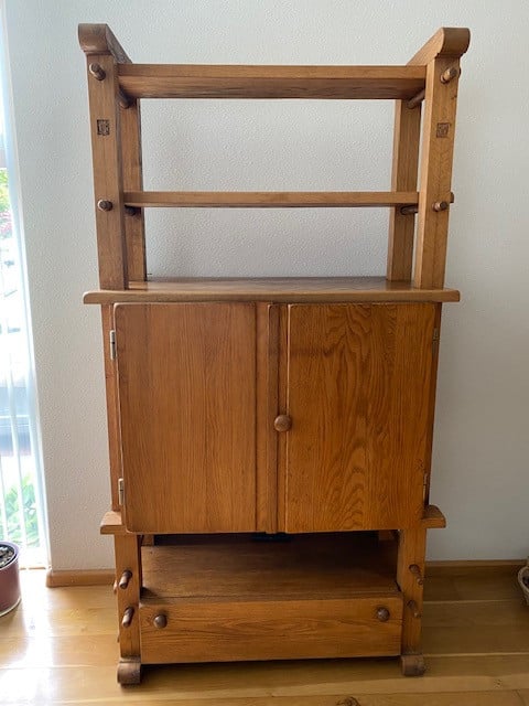 Massief eiken kaas/tv kast
