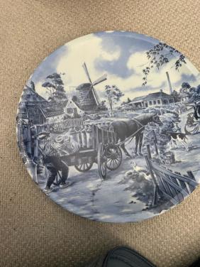 Delfts Blauw bord 24 cm