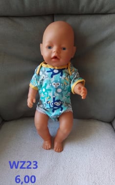 Baby born / babyborn rompertje . Opbrengst KiKa. Poppenkleertjes.