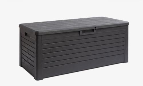 Florida opbergbox met deksel - 550L - Antraciet - Kunststof