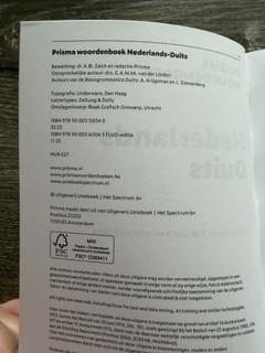 Te koop: Woordenboek Nederlands Duits