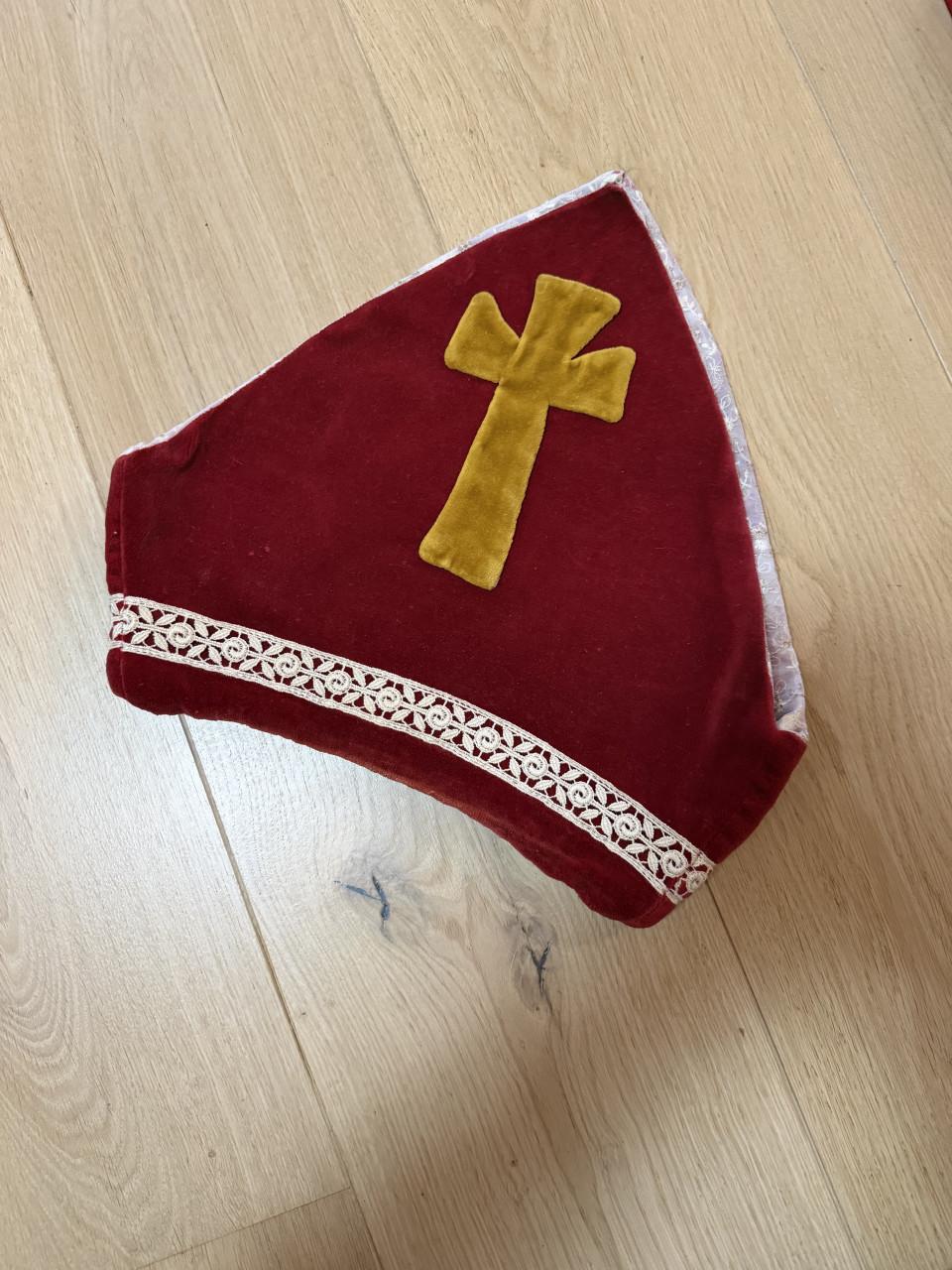 Prachtig vintage Sinterklaaspak – handgemaakt en vol karakter!
