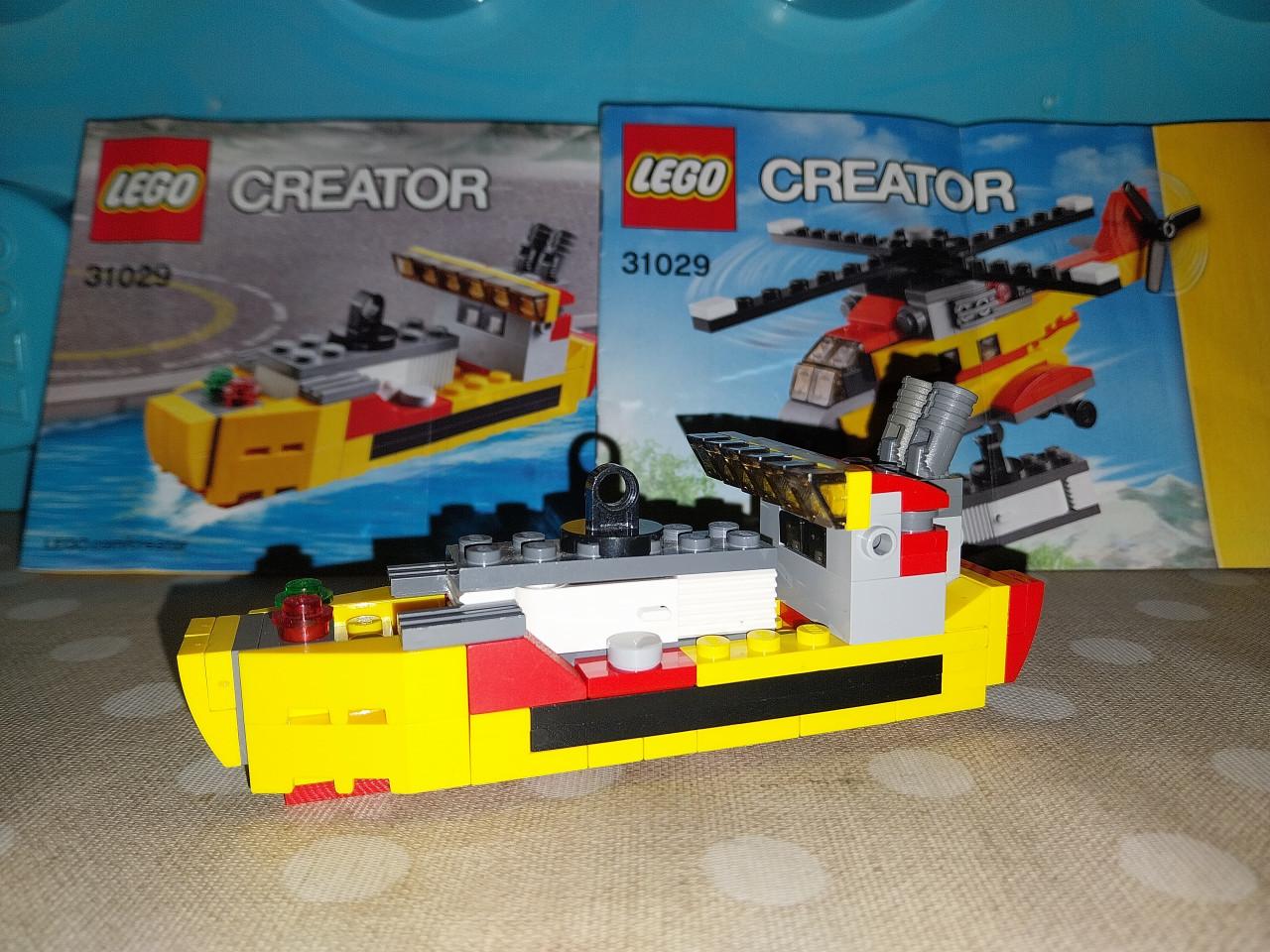 Lego Creator 2 in 1 Boot & Helikopter 31029