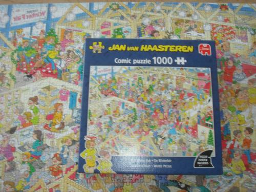 Te koop Complete Jan van Haasteren puzzel The winter fair 1000 stukjes