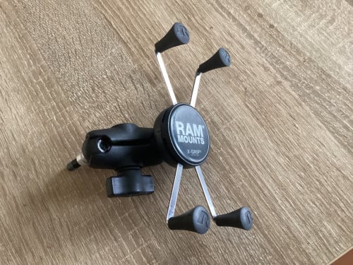 Ram Mounts X-grip plus koppeling plus kogel met bout stuurmontage