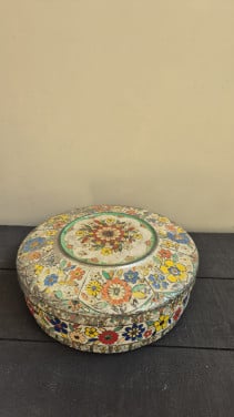 Vintage koektrommel Metaal, in goede staat