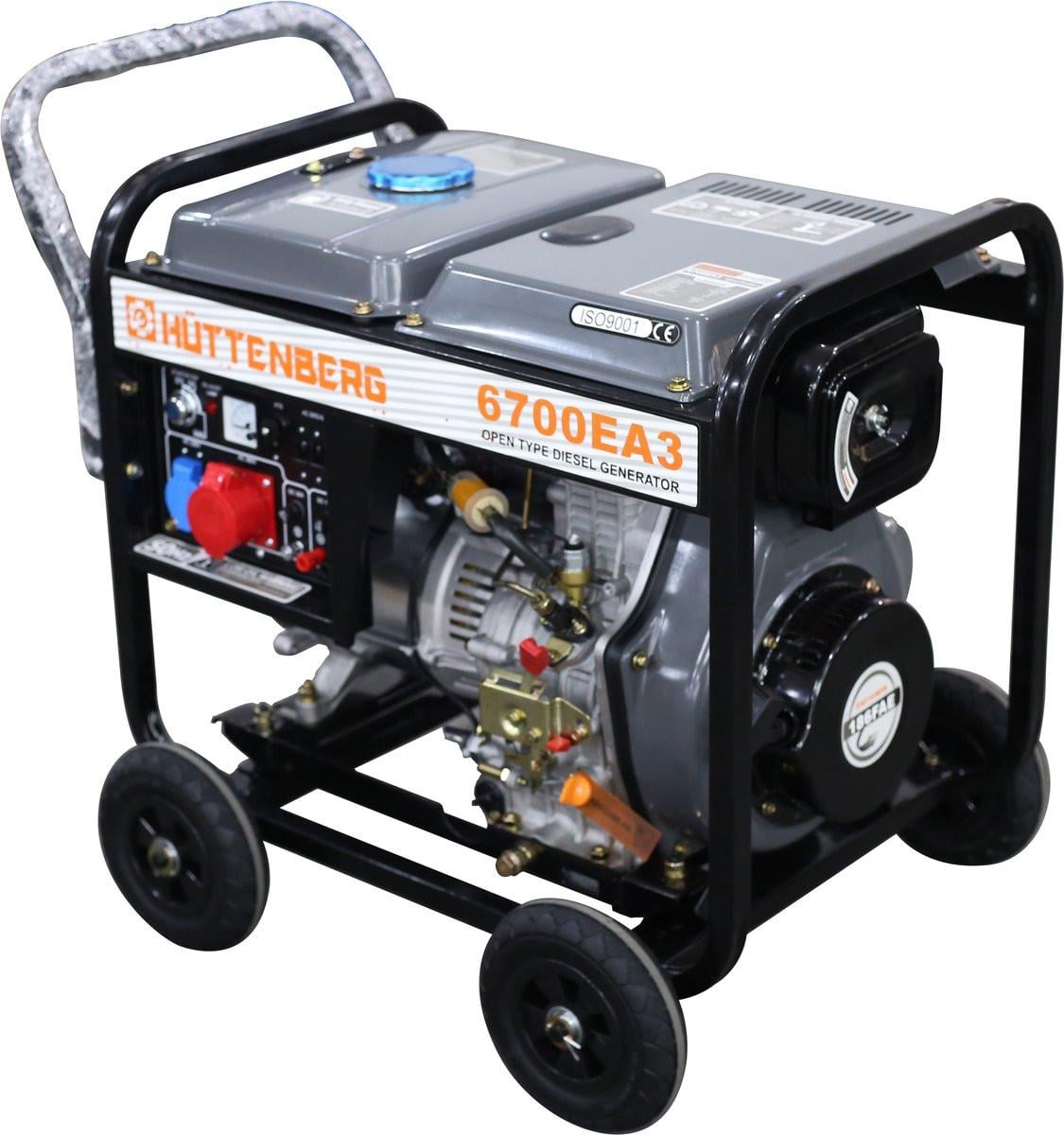 Generator open dieselgenerator 11 kVA – 380V driefasig – AVR