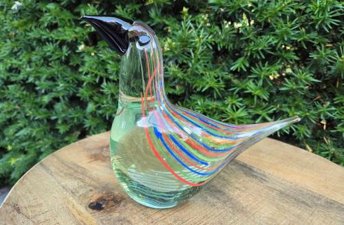 🐦Prachtige vogel van massief glas.