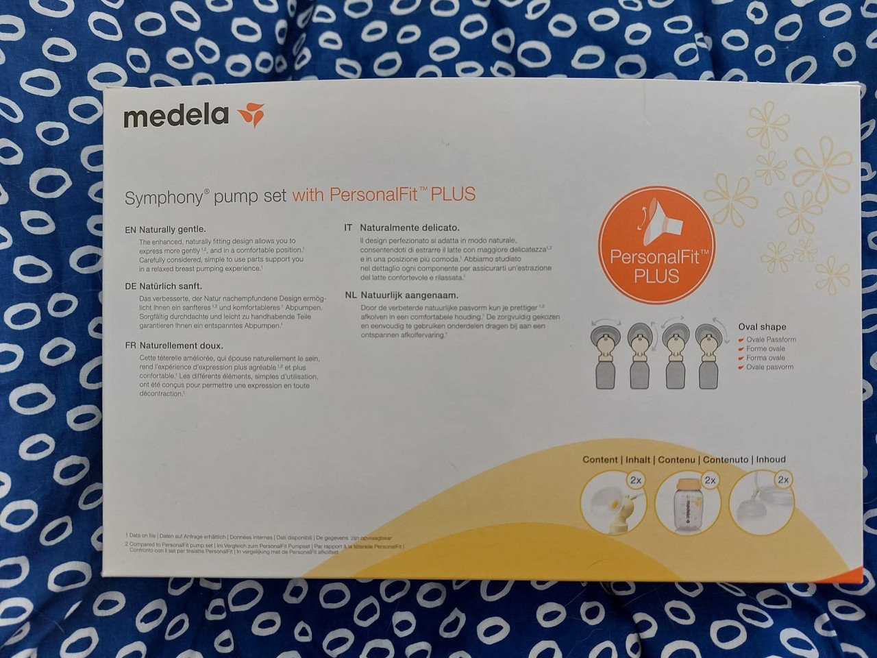 Medela Symphony, dubbele afkolfset