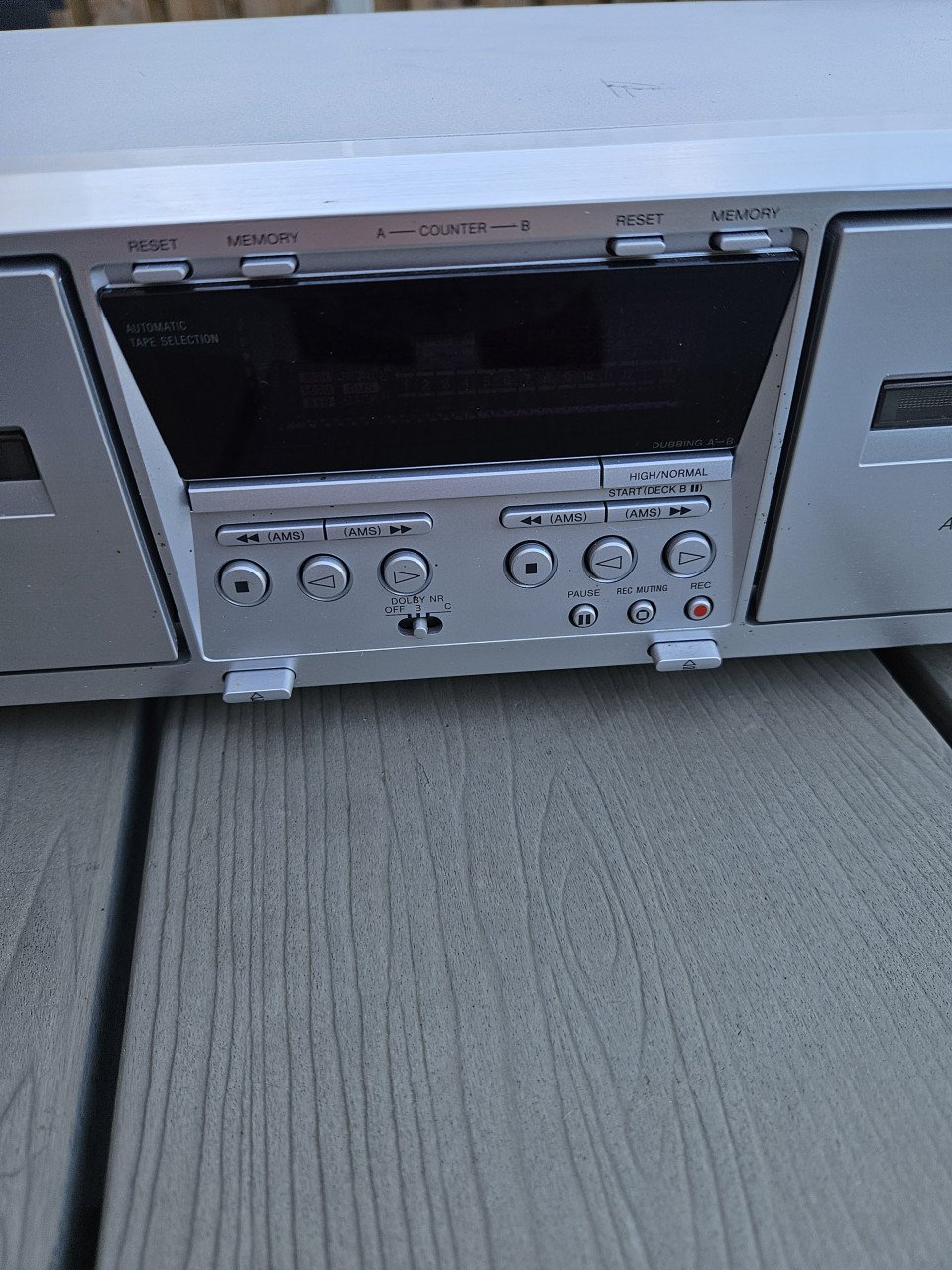 Sony TC-WE475 dubbel cassettedeck Dolby BC HX PRO Autoreverse