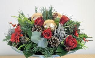 Kerstworkshop bloemschikken