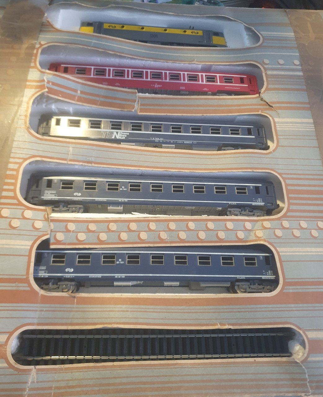Treinset compleet met accessoires